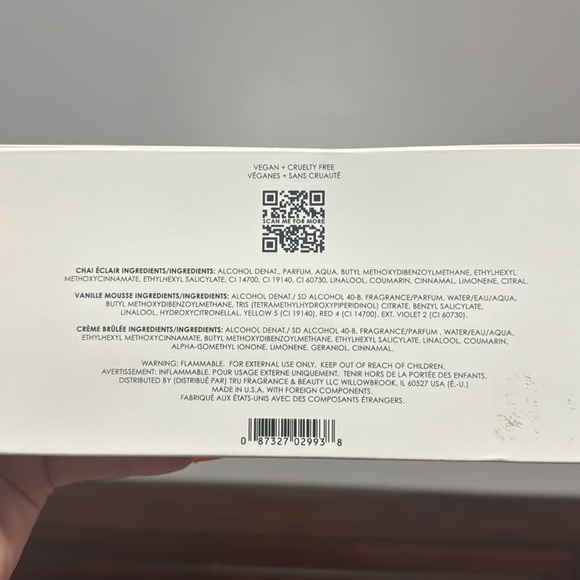 Tru Fragrance Le Petit Trio Set Le Monde Gourmand Eau de Parfum New in box - Picture 5 of 5